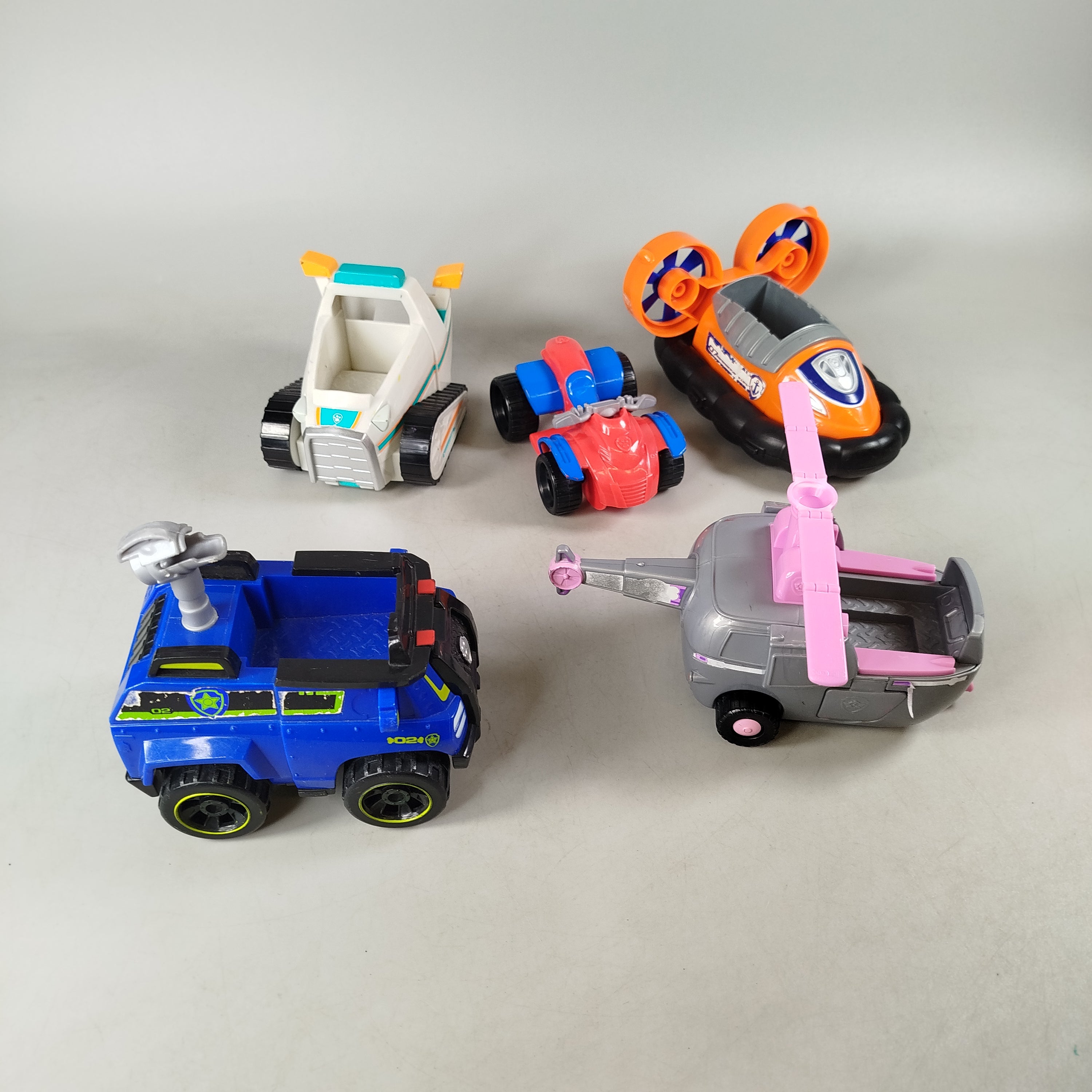 Paw Patrol Bundle 5x Einsatzfahrzeuge, gebraucht, ab 3 Jahre